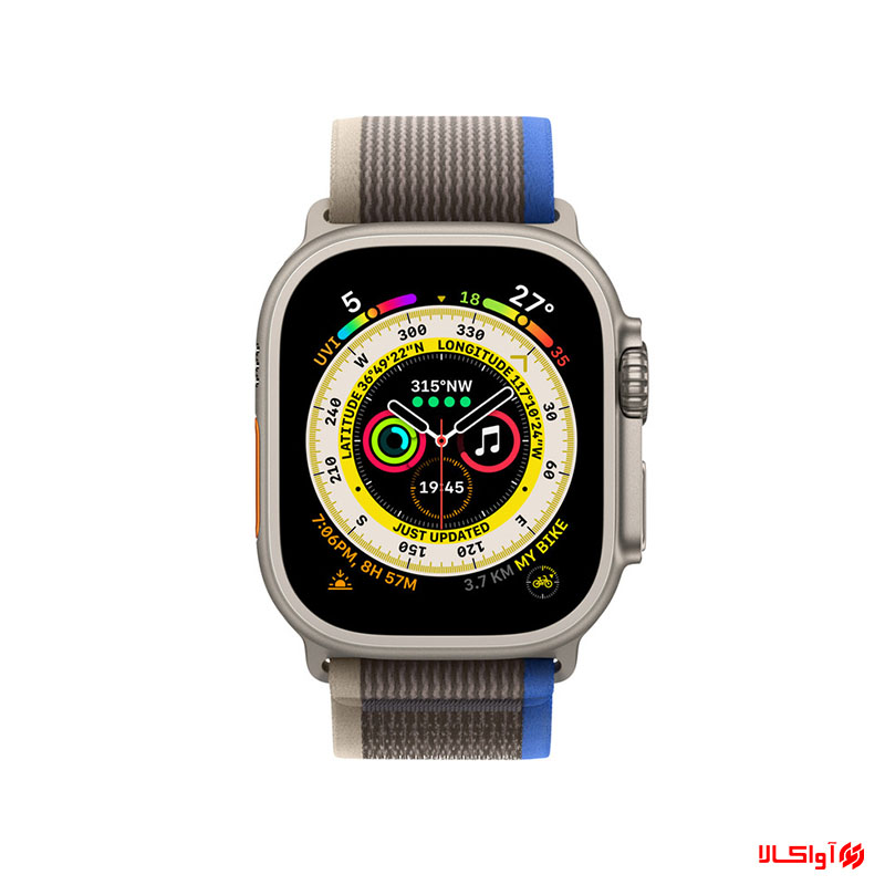 ساعت هوشمند اپل مدل Ultra 2 Titanium Case Trail Loop 49mm