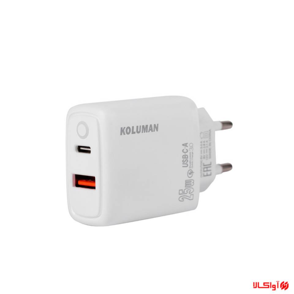 شارژر دیواری 25 وات کلومن مدل KC-H115