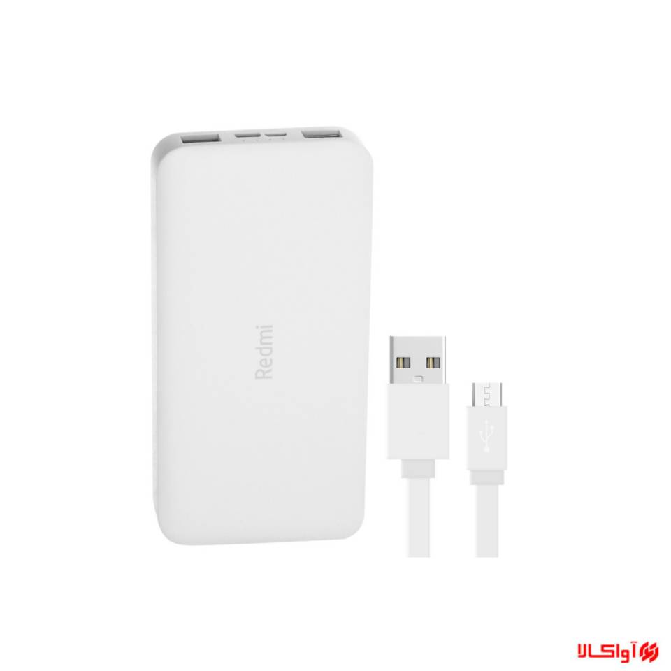 پاوربانک شیائومی مدل Redmi ظرفیت 10000 میلی آمپر ساعت