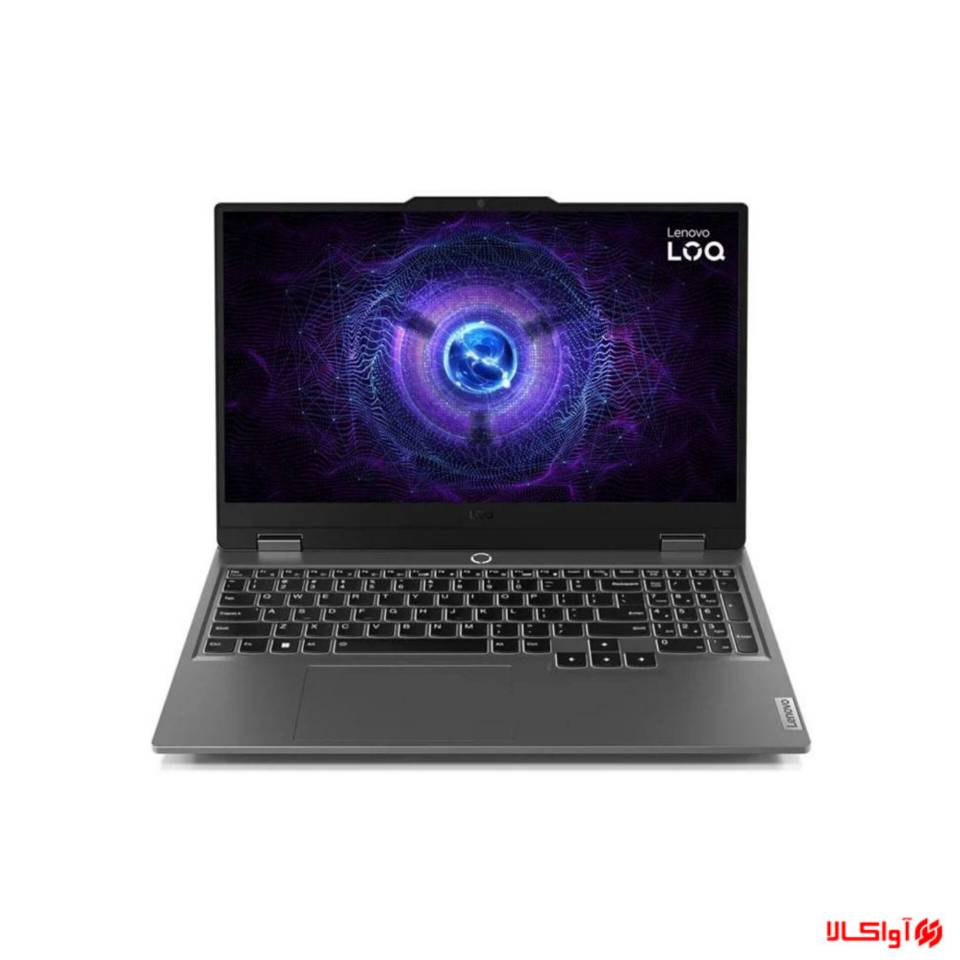 لپ تاپ لنوو 15.6 اینچی مدل LOQ15 IAX9-i5 12450HX 12GB DDR5  512SSD RTX2050