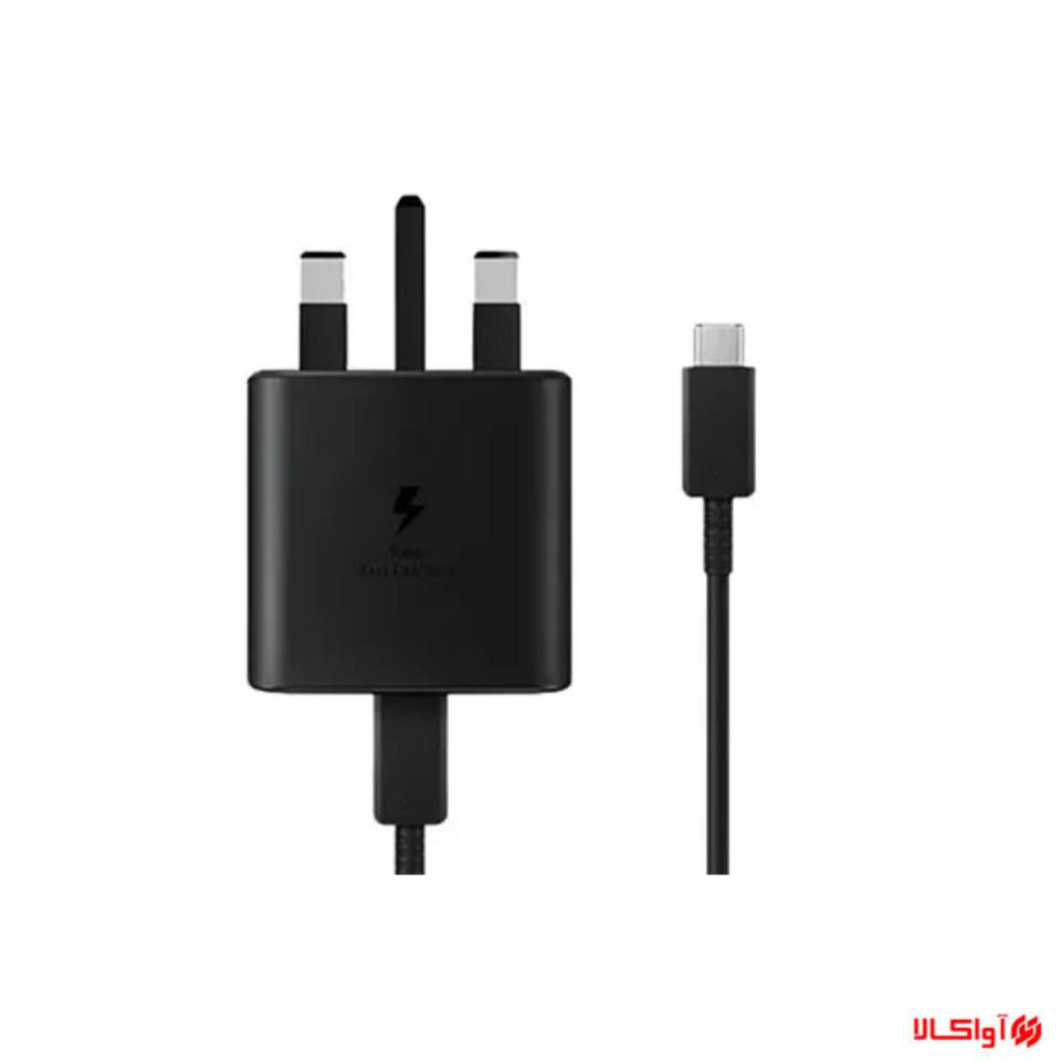 شارژر دیواری سامسونگ مدل EP-TA845 توان 45 وات